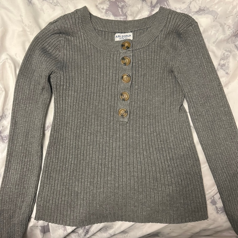 Gray Sweater.